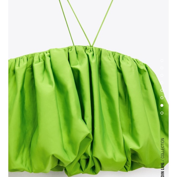 Zara BLOGGERS FAV LIMITED EDITION VOLUMINOUS TOP - Picture 8 of 8